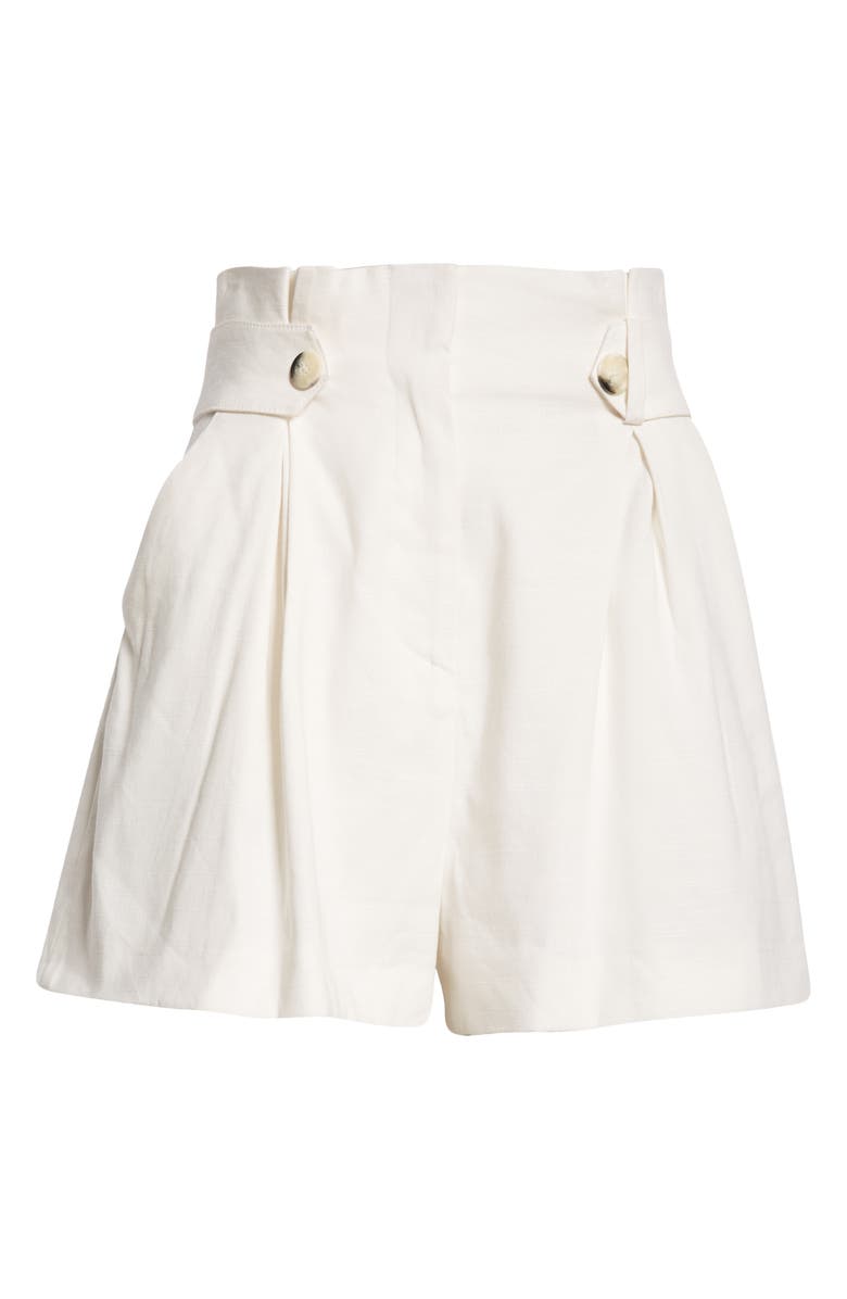 Veronica Beard Franzi Linen Blend Shorts | Nordstrom