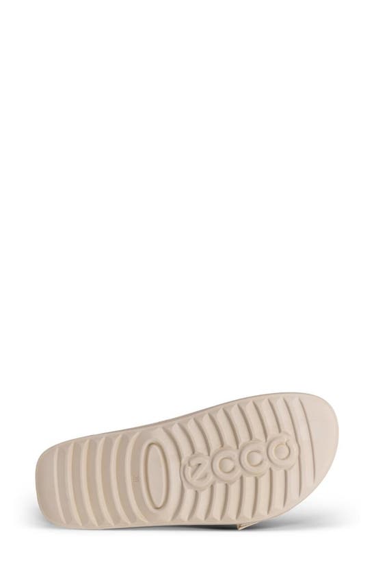 Shop Ecco Cozmo Pf Water Resistant Platform Sandal In Limestone