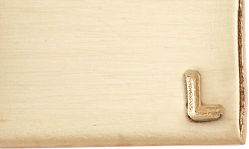 Set & Stones Goldie Initial Tag Pendant Necklace In Gold/l