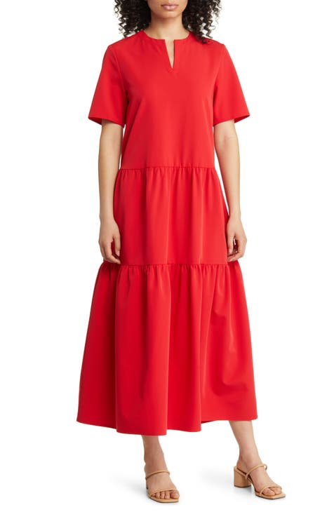 Women's Red Midi Dresses | Nordstrom