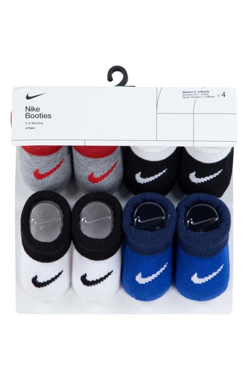 Shop Nike Pack Of 4 Knit Booties In University Red