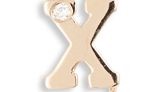 Anzie Diamond Initial Necklace In X