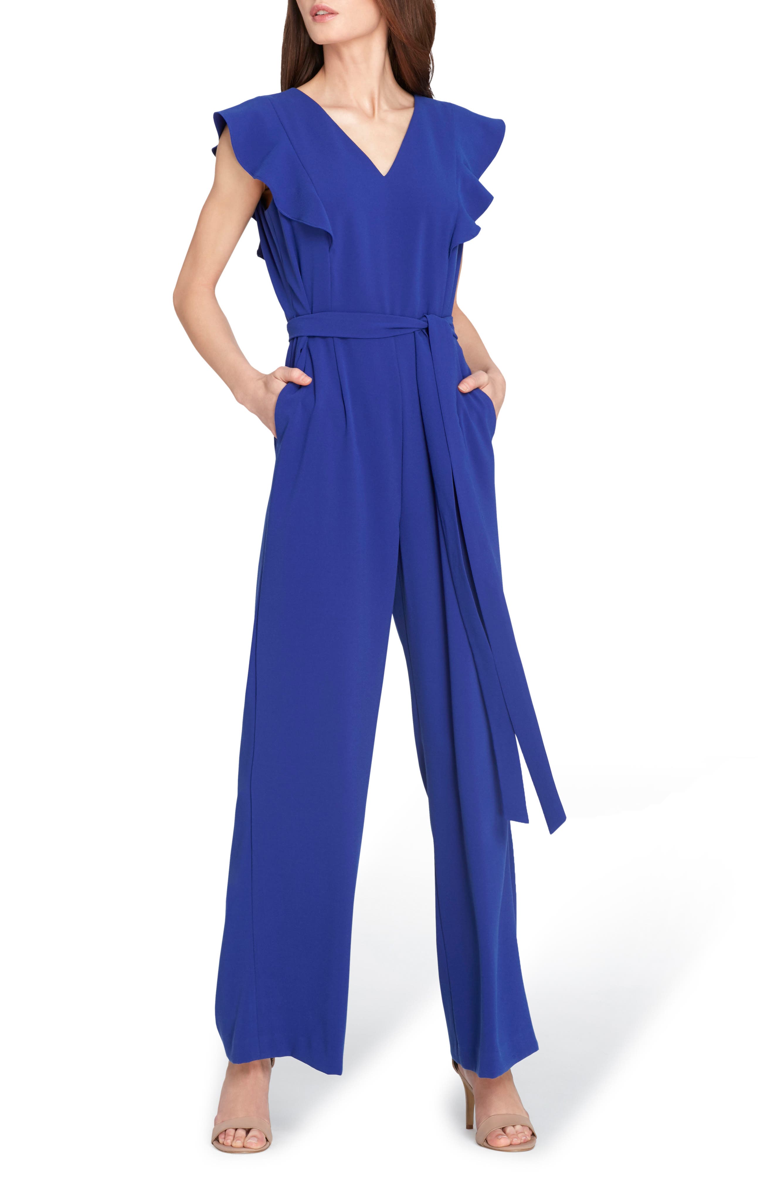 Tahari Wide Leg Jumpsuit Nordstrom