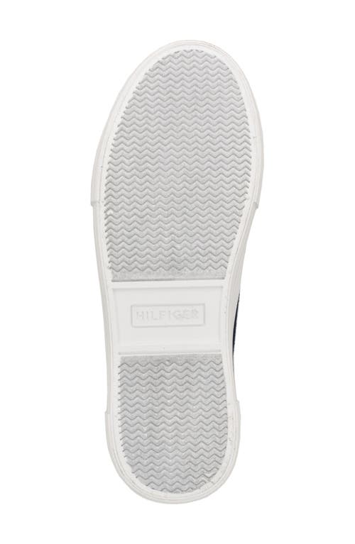 Tommy Hilfiger Aconia Womens Padded Insole Canvas Casual And Fashion Sneakers In Navy