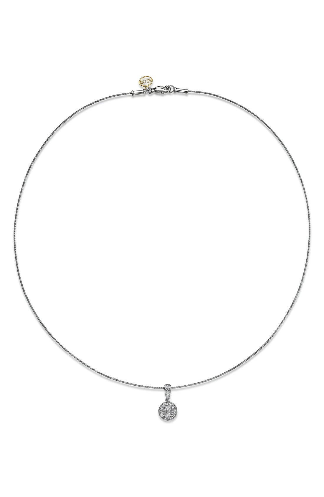 Alor Diamond Collar Necklace In Silver