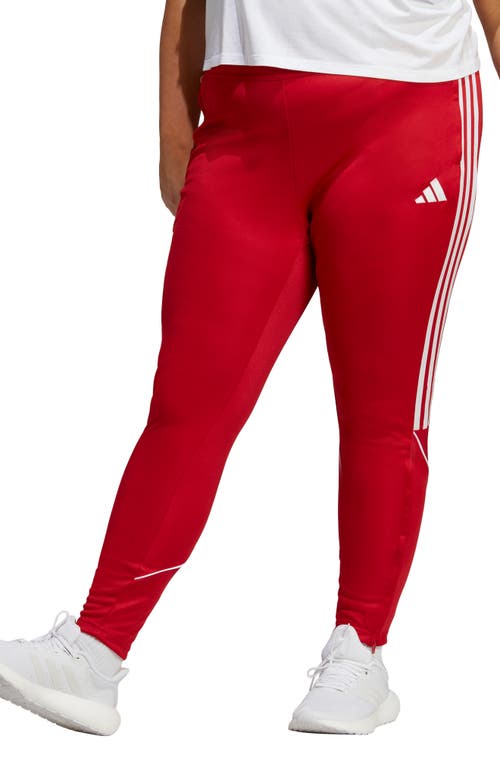 Tiro 23 Recycled Polyester Soccer Pants in Team Power Red