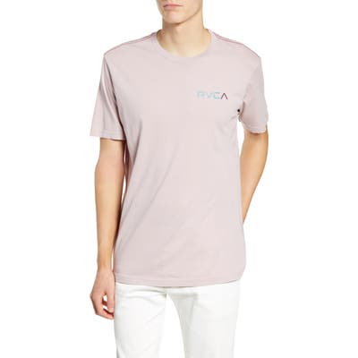 Rvca Blind Motors Logo T-Shirt, Purple