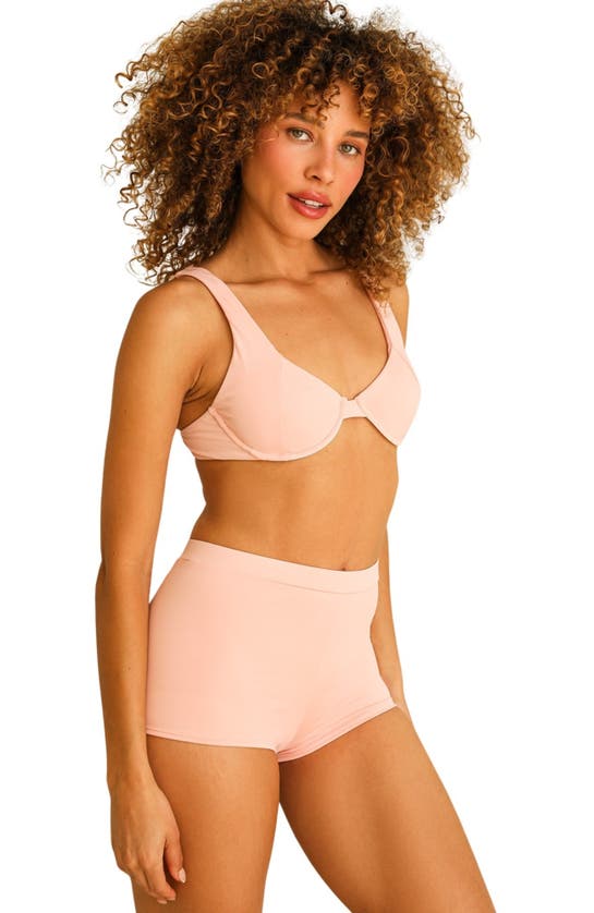 Dippin Daisys Farrah Short In Sunset Pink