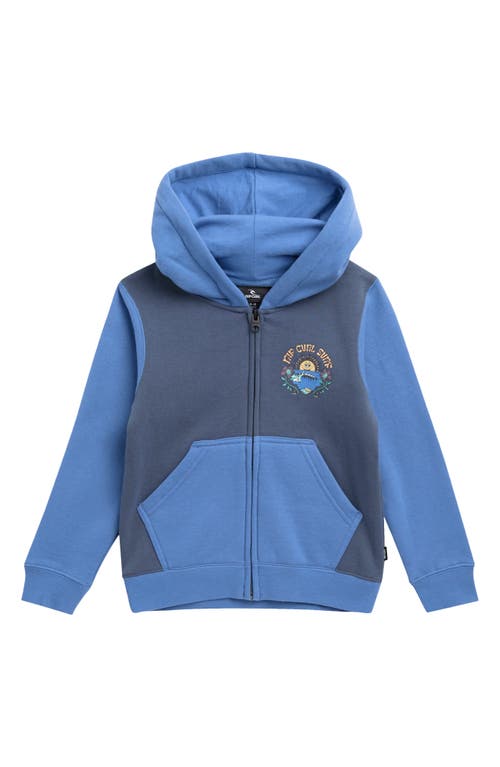 Rip Curl Kids' Mystic Waves Zip Hoodie Blue Yonder at Nordstrom,