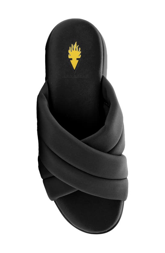Volatile Yelepa Water Resistant Platform Sandal In Black
