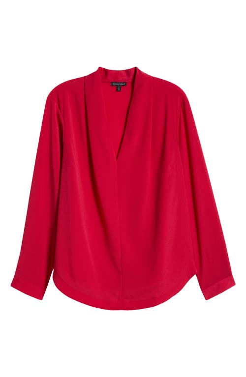 UNIVERSAL STANDARD UNIVERSAL STANDARD BETTER THAN CRÊPE DE CHINE V-NECK TOP