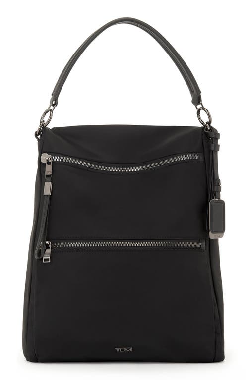 Tumi Liv Convertible Tote In Black/gunmetal