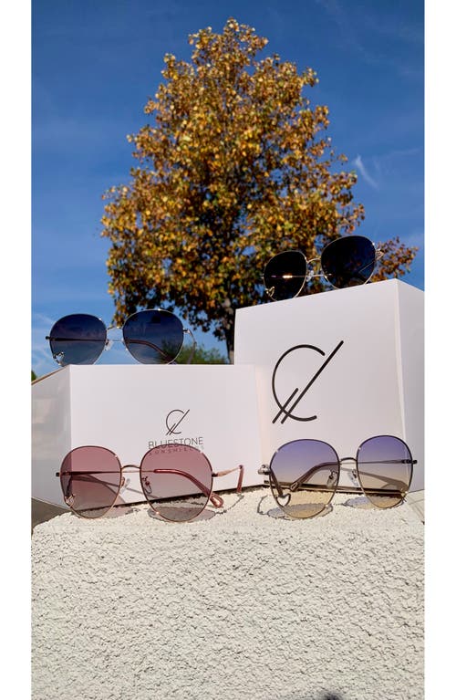 Bluestone Sunshields Love 53mm Polarized Round Sunglasses | NWOT Bluestone Sunshields Love 53mm Polarized Round Sunglasses In  main image 2
