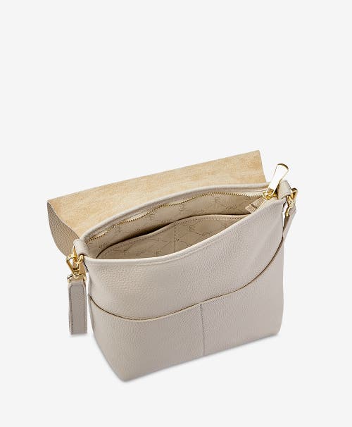 Gigi New York Andie Leather Crossbody Bag In Beechwood