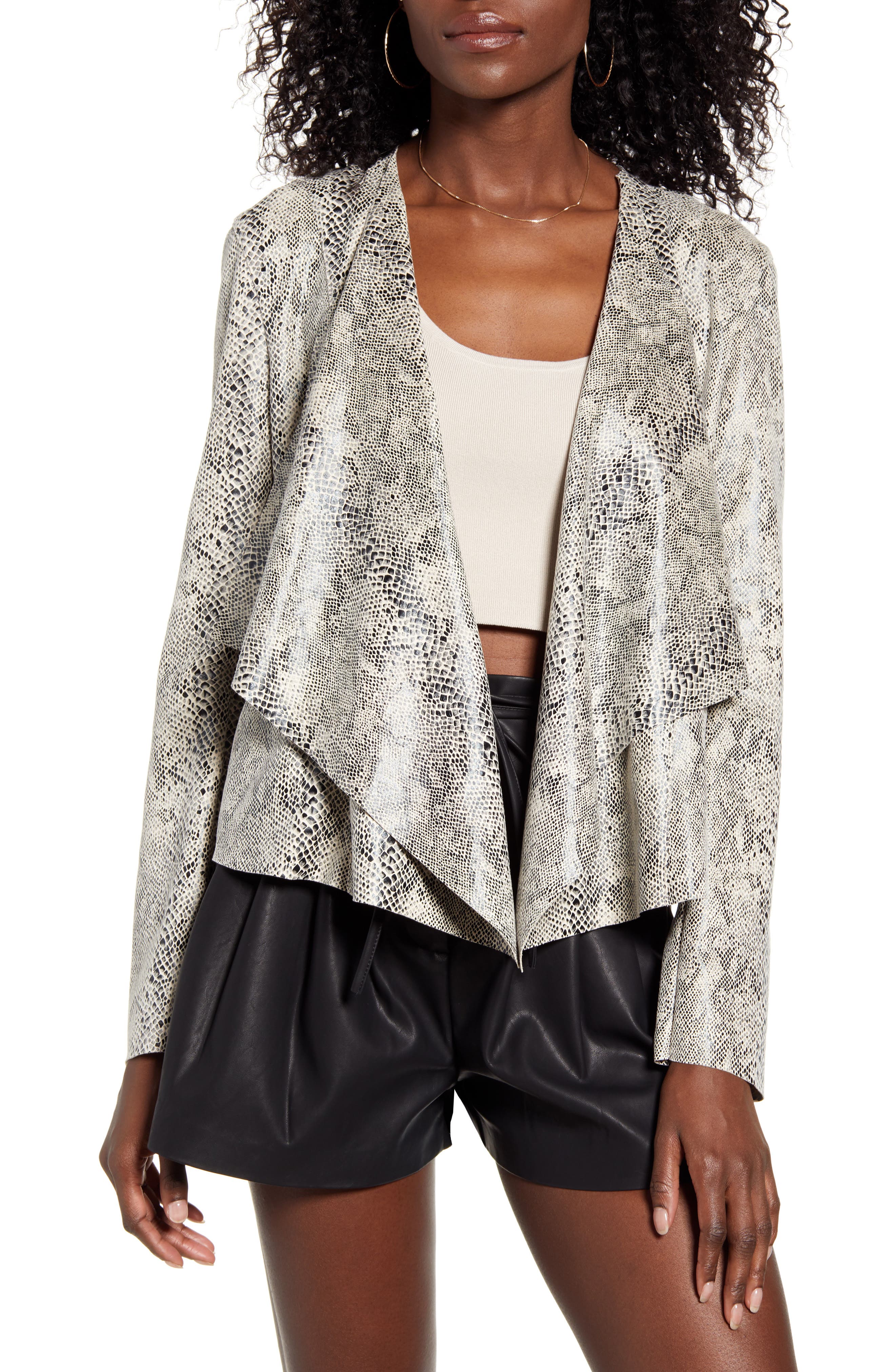 blanknyc snake jacket