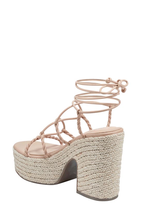 Shop Marc Fisher Ltd Oliver Platform Sandal In Light Natural