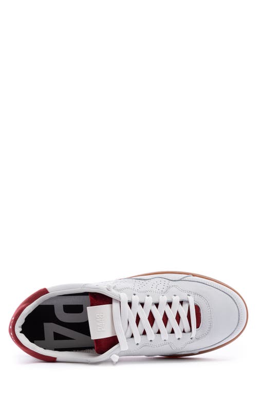 Shop P448 Vert Sneaker In White/red Gum