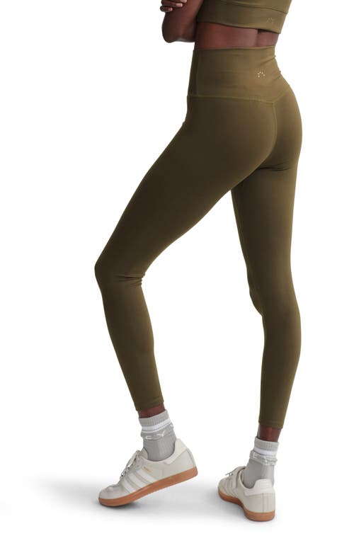 Varley Shape High Leggings 25" In Frfe In Dark Olive