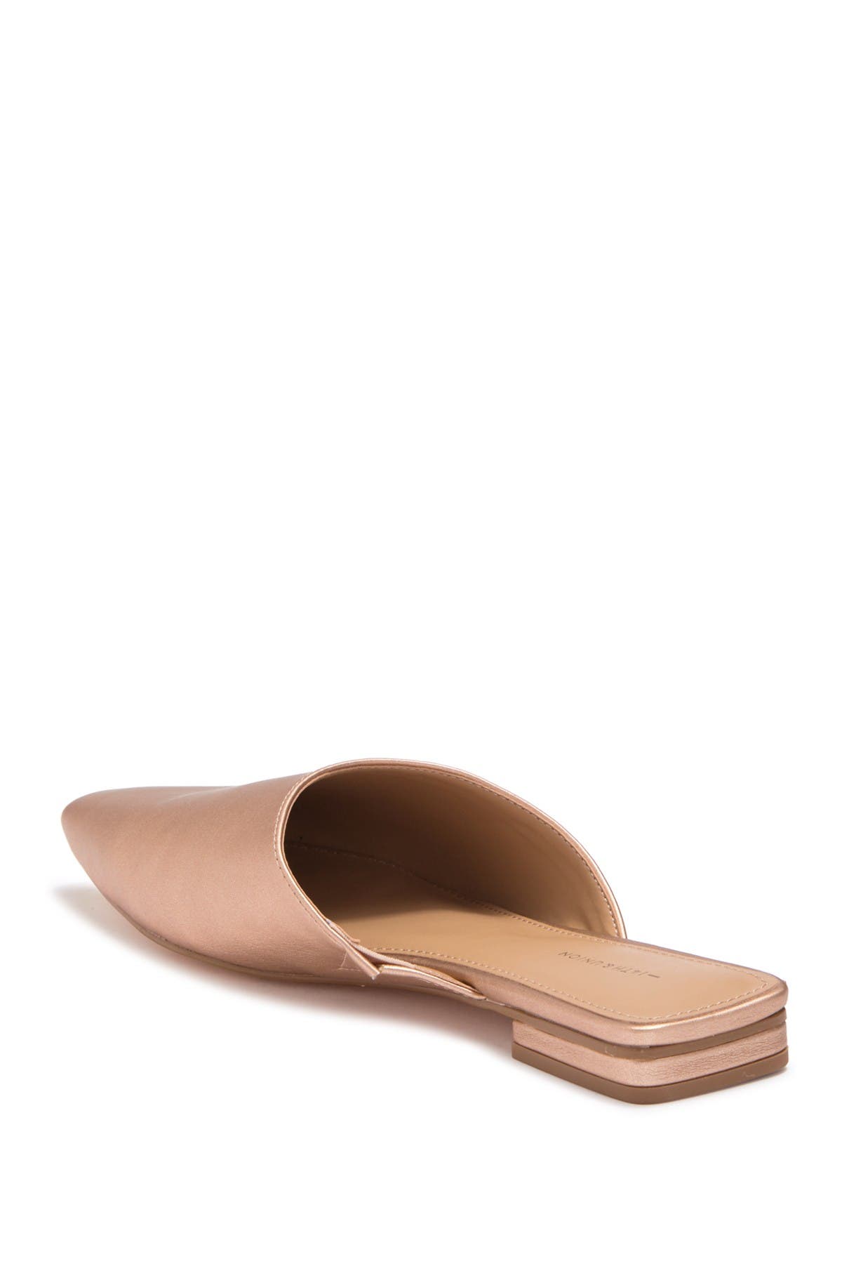 14th & Union Noa Loafer Mule In Pink Rose Gold