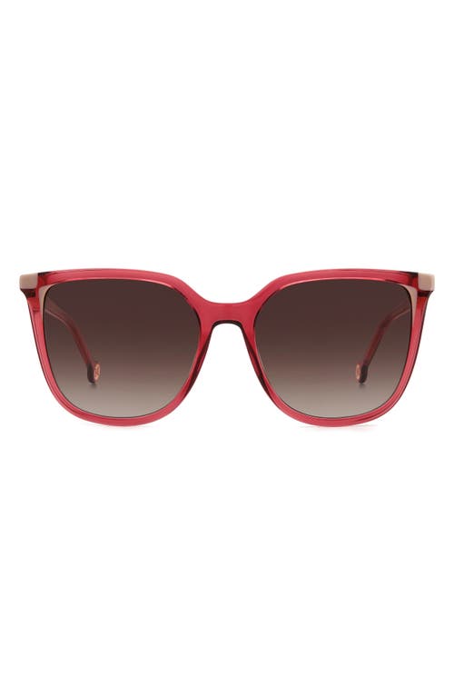 Carolina Herrera 54mm Rectangular Sunglasses In Grey