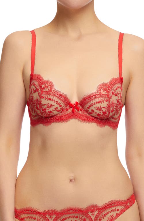 Dita Von Teese Severine Underwire Balconette Bra in Flame