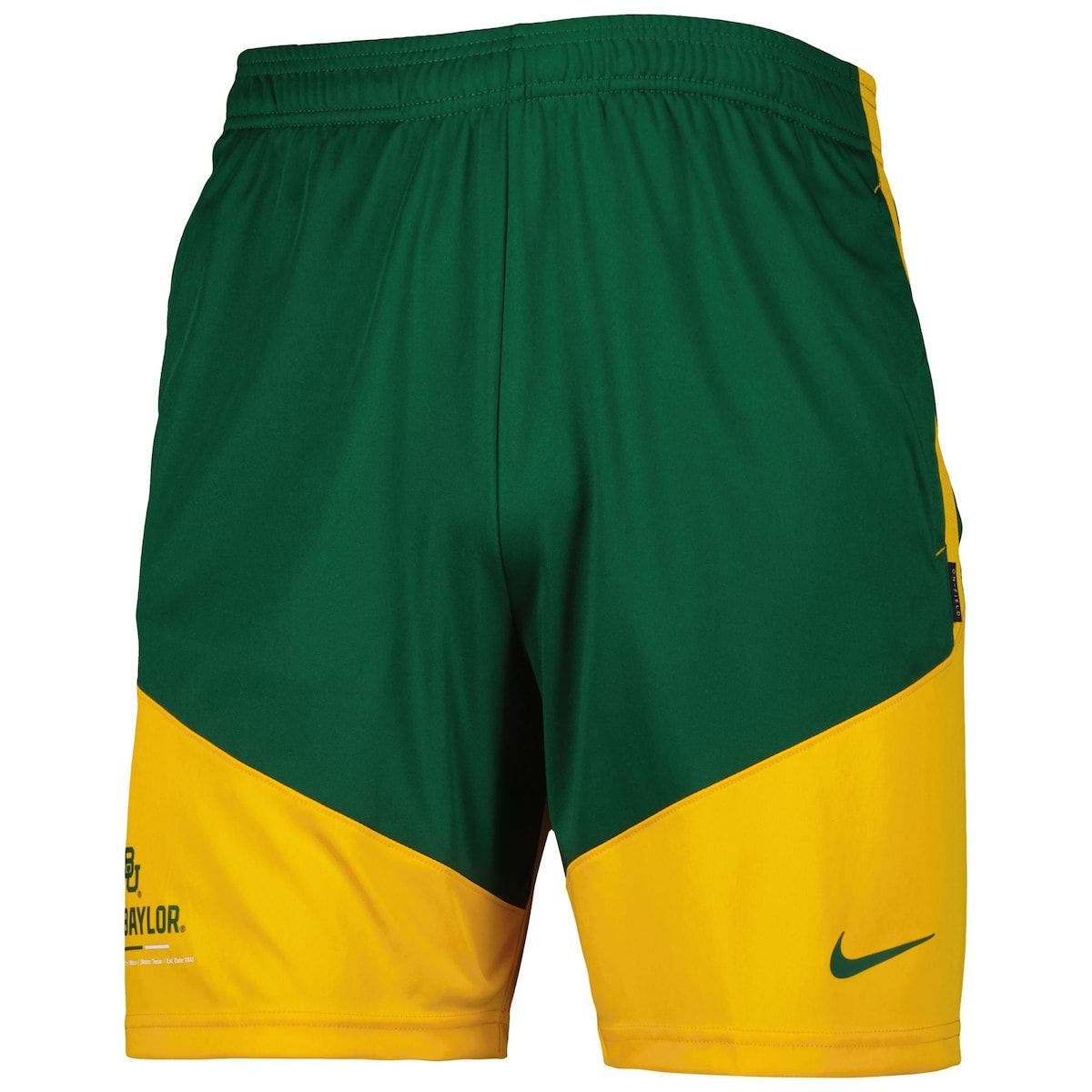 Nike Men's Nike Green/Gold Baylor Bears Performance Player Shorts