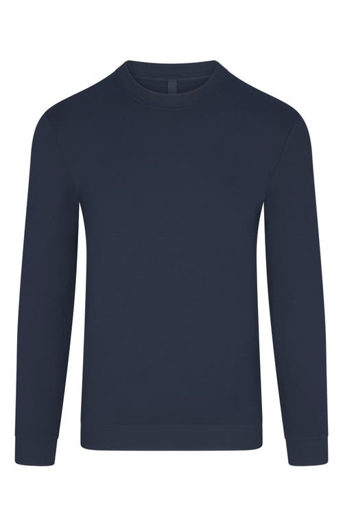 Shop Skims Outdoor Jersey Classic Fit Long Sleeve T-shirt In Midnight Blue