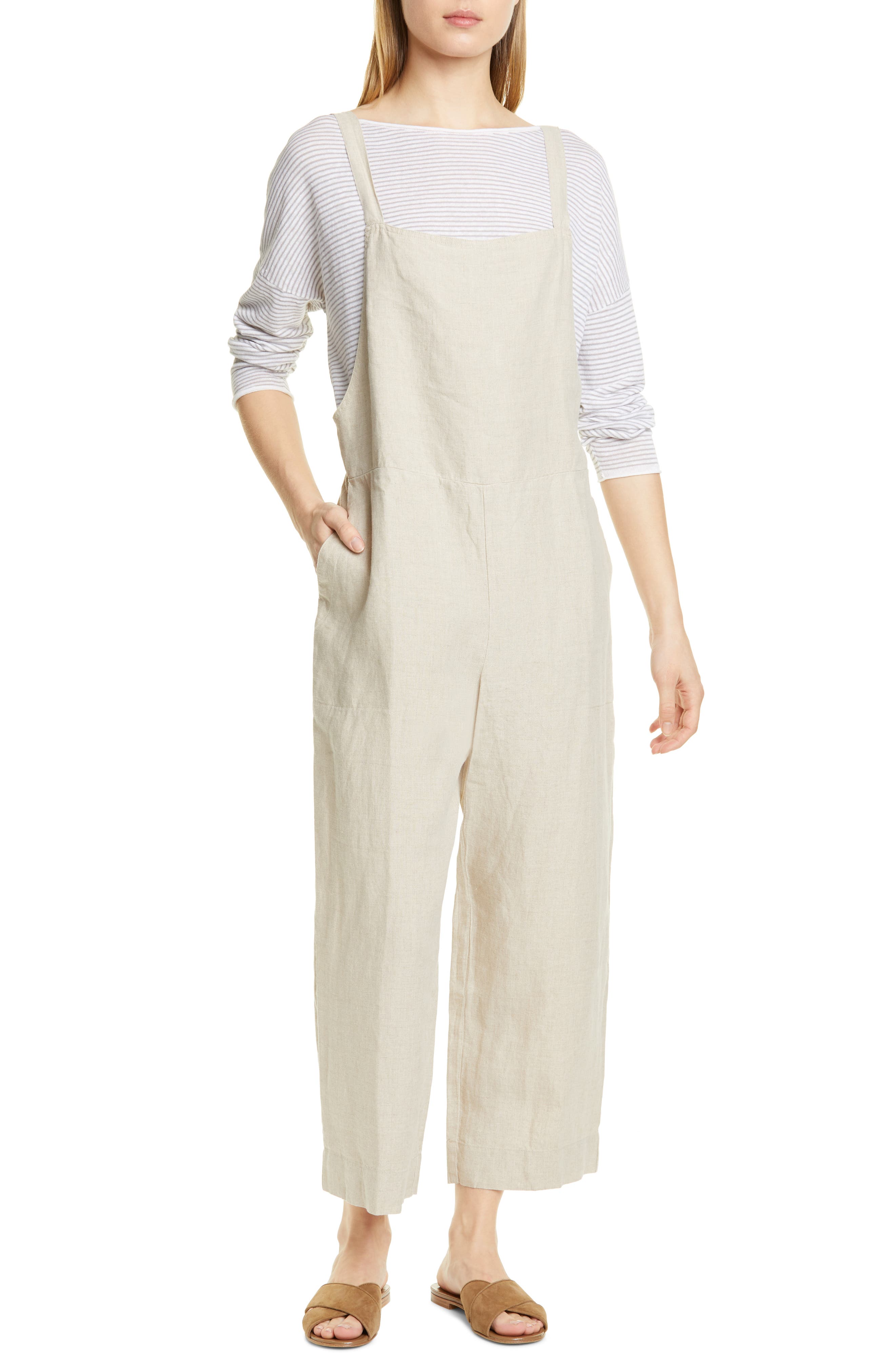 organic linen jumpsuit