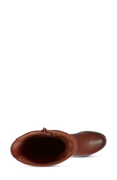 Rockport Cobb Hill Presley Tall Boot In Dark Natural