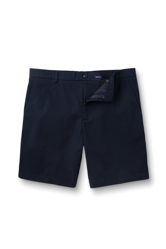 Shop Charles Tyrwhitt Cotton Shorts In Dark Navy