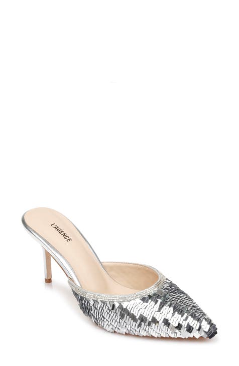 Sequin kitten outlet heels