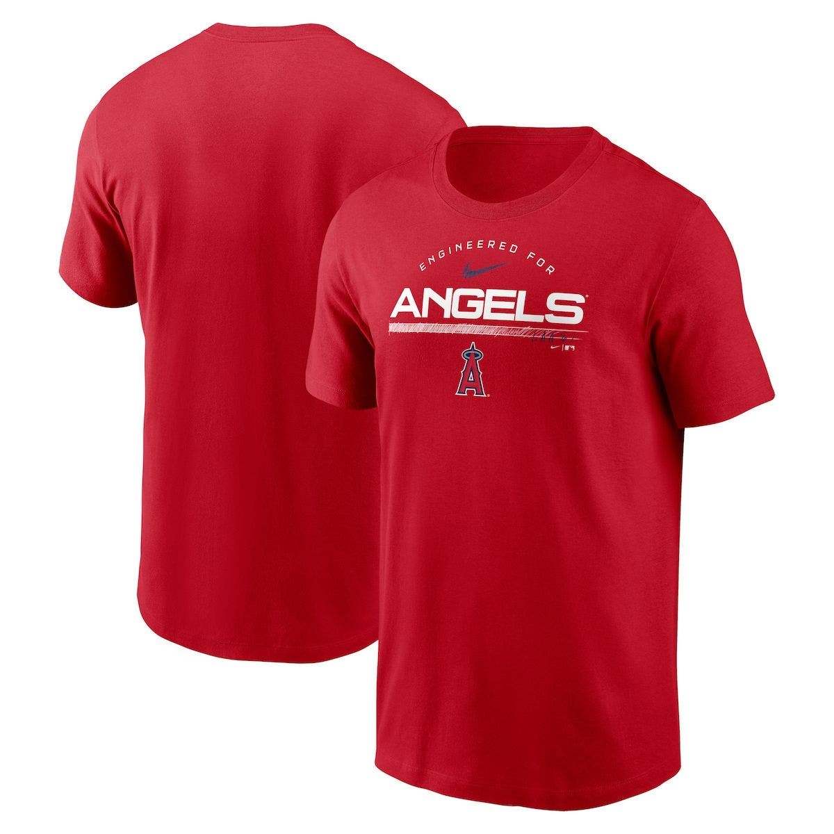 Nike Men's Nike Red Los Angeles Angels Team Engineered Performance T