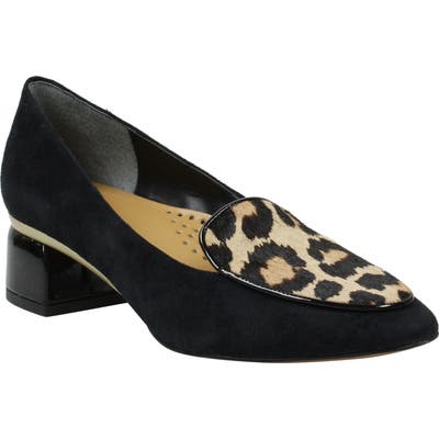 J. Renee Ballanca Apron Toe Loafer, Black