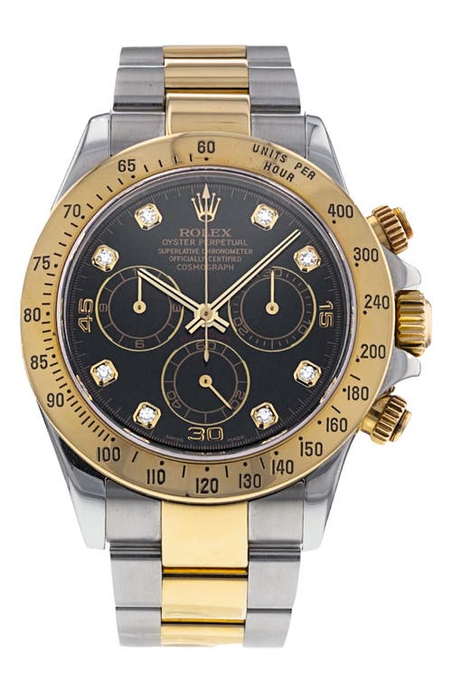 Rolex Preowned Daytona Oyster Perpetual Bracelet Watch in Steel/Yellow Gold
