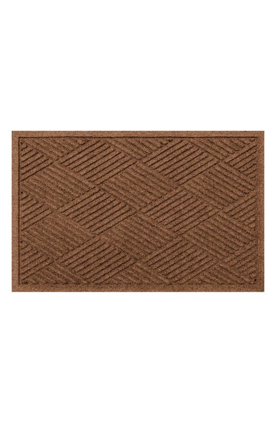 Bungalow Flooring Waterhog Diamonds Floor Mat In Brown