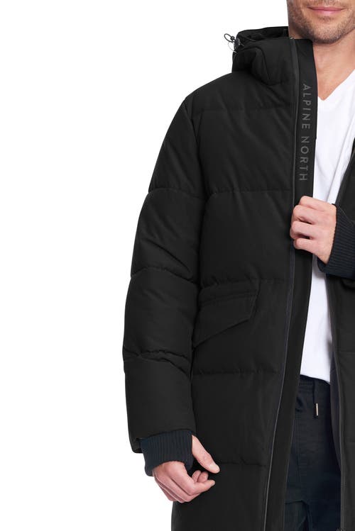 Alpine North Jasper Men's Vegan Down (recycled) Puffer Coat In Black