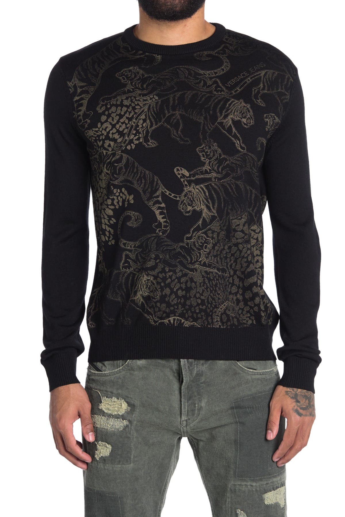 versace tiger sweater