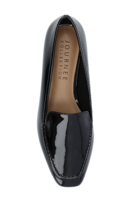 Journee Collection Tullie Womens Square Loafers In Black