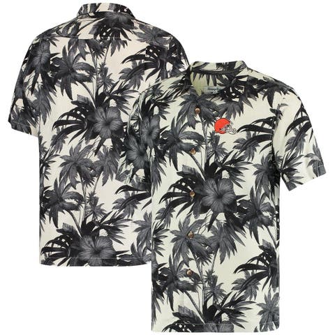 Men's Tommy Bahama White New England Patriots Tropic Zone Camp Button-Up  Shirt