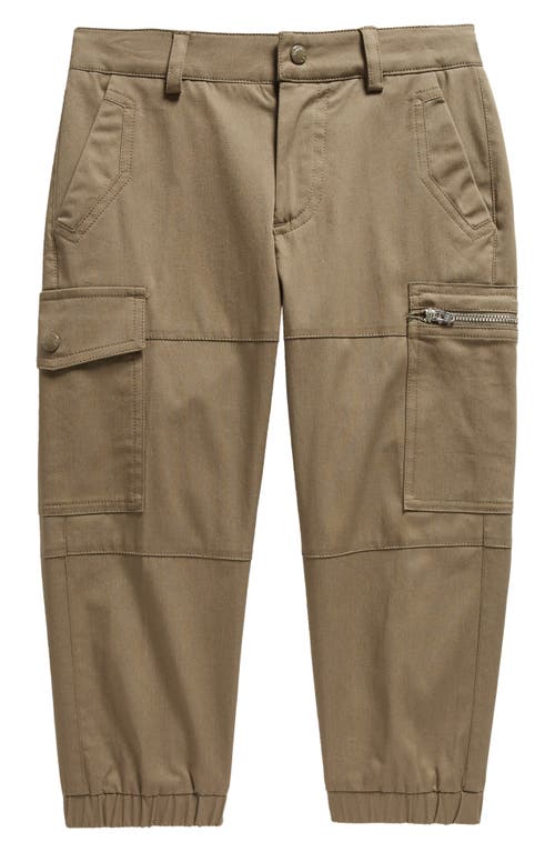 Moncler Kids' Cotton Cargo Pants Olive Green at Nordstrom,