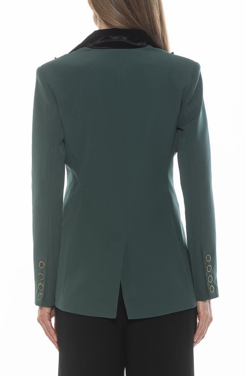 Alexia Admor Reiss Peak Lapel Blazer In Teal