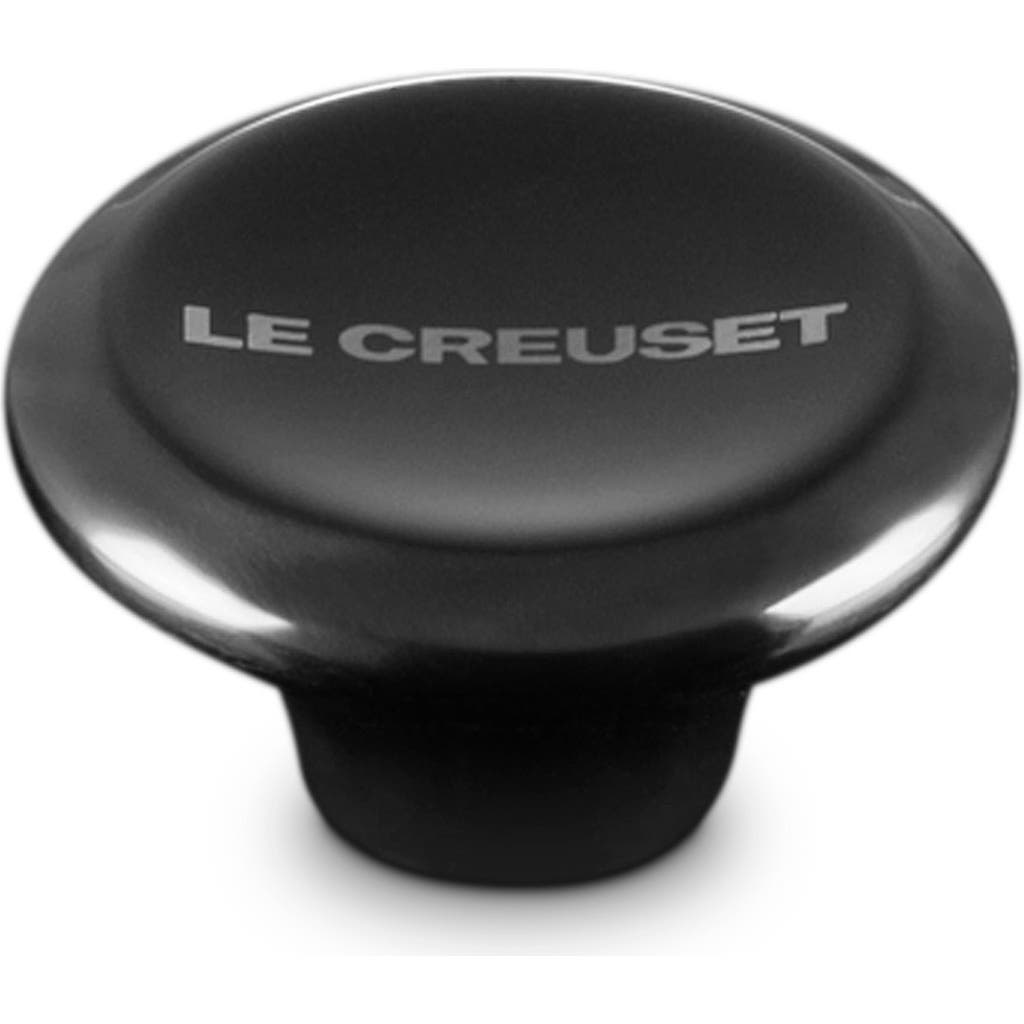 Le Creuset 2.25-inch Nickel Knob In Black