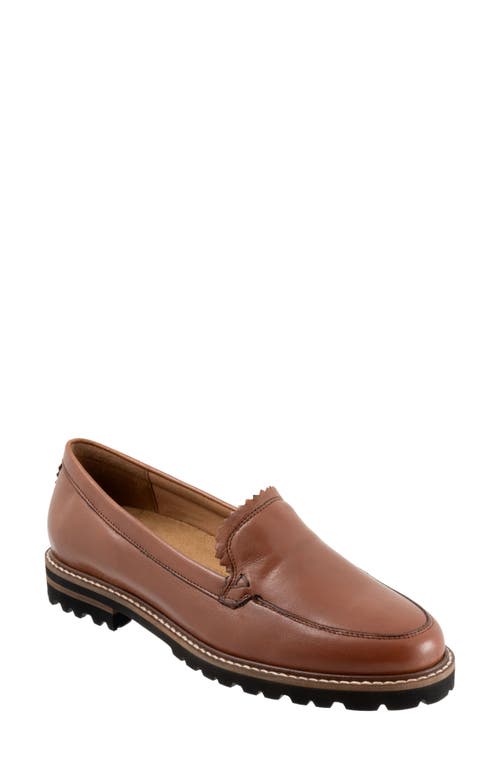 Shop Trotters Fayth Loafer In Cognac/lug