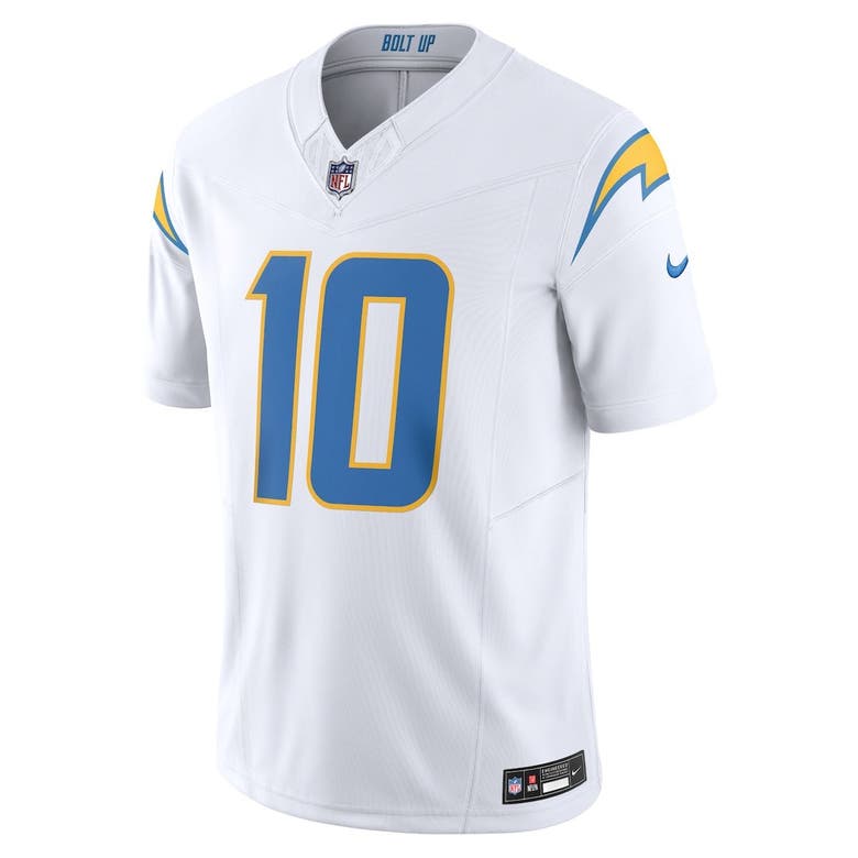 Nike Justin Herbert White Los Angeles Chargers Vapor F.U.S.E. Limited Jersey