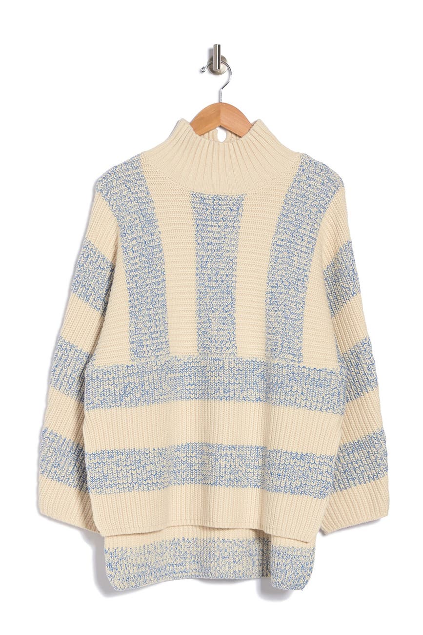 REISS | Astrid Striped Tunic Sweater | Nordstrom Rack