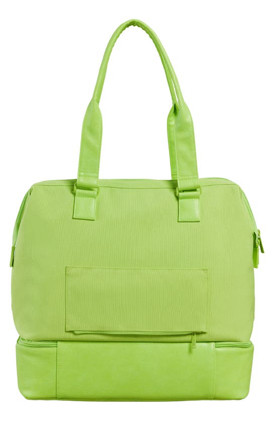 Beis The Mini Convertible Weekend Travel Bag In Citron