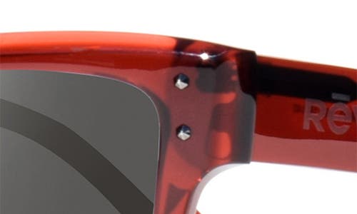 Revo Indigo Polarized Square Sunglasses In Red