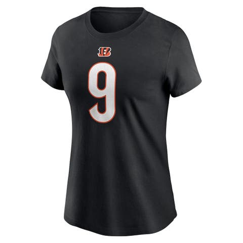 Toddler Cincinnati Bengals Joe Burrow Black Mainliner Player Name & Number  T-Shirt