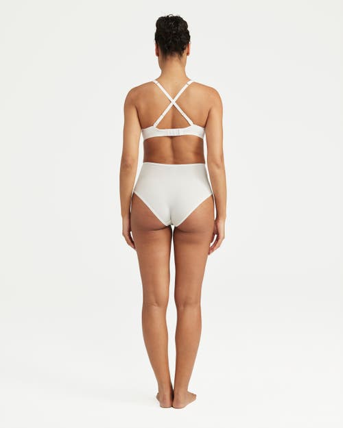Nudea The Stretch High Waisted Brief In White