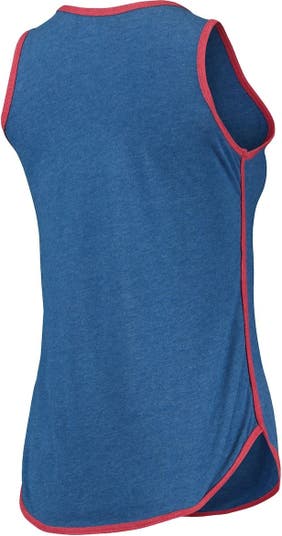 Women's New Era Royal Chicago Cubs Notch Neck Tank Top Size: Small